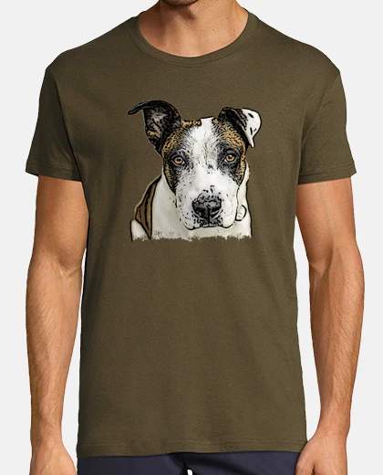 T-shirt cane faccia