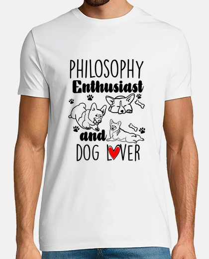 T-shirt cane filosofia