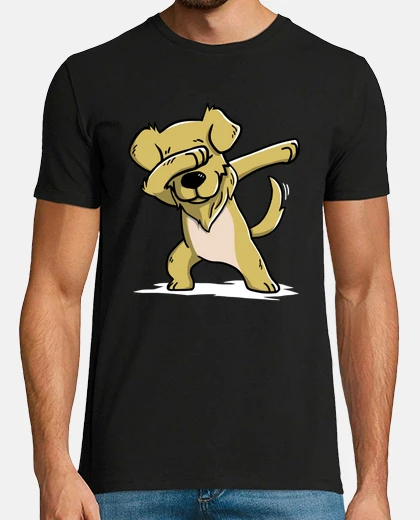 T-shirt cane golden retriever dab!