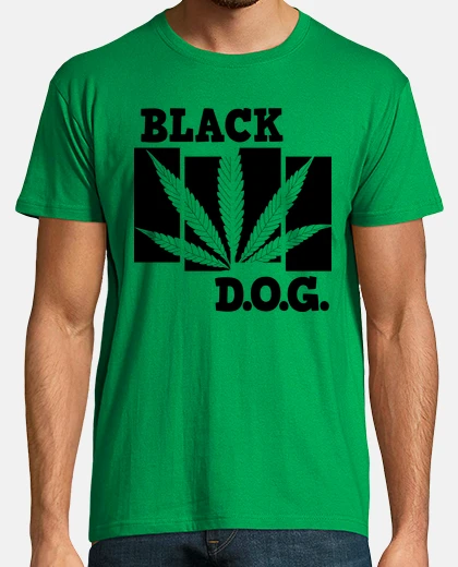 T-shirt cane nero