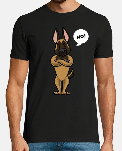 T-shirt cane pastore belga testardo malinois