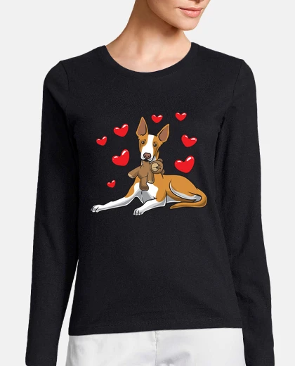 T-shirt cane podenco con peluche