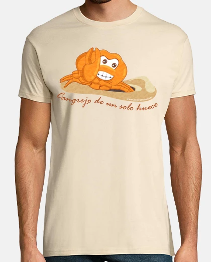 Camiseta Cangrejo de un solo hueco (él)