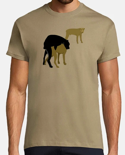 T-shirt cani che scopano
