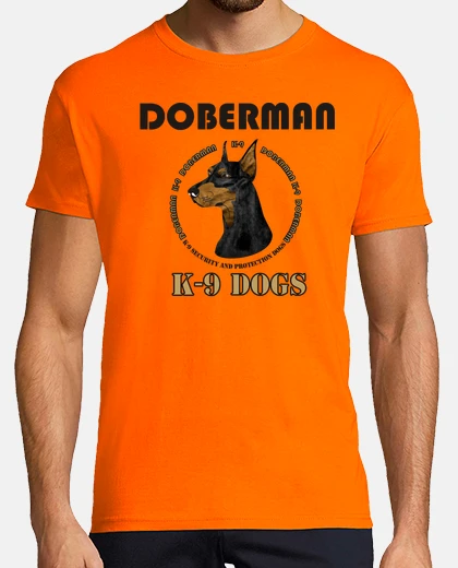 T-shirt cani k9. doberman