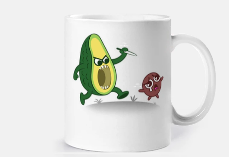 Cup cannibal avocado