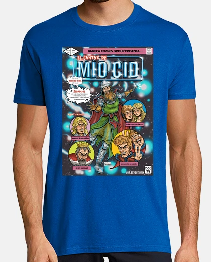 Camiseta Cantar de Mío Cid portada marvelizada