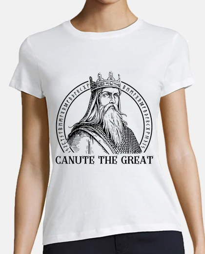 Playera canute the great king of denmark norway