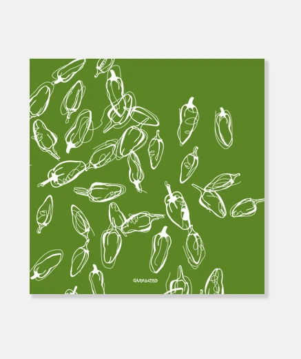 Wall canvas pementos