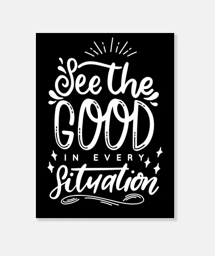Wall canvas retro vintage positive message english text motivation optimism quote