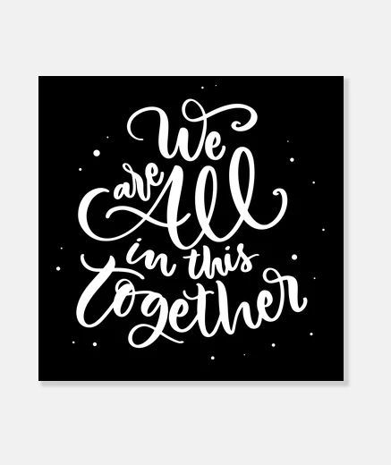 Wall canvas retro vintage positive message english text motivation optimism quote