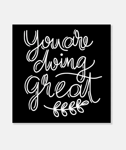 Wall canvas retro vintage positive message english text motivation optimism quote