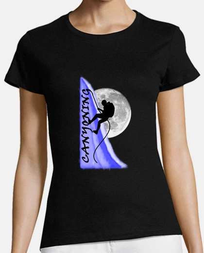 Tee-shirt canyoning lune
