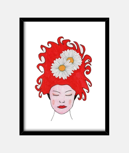Quadro capelli rossi