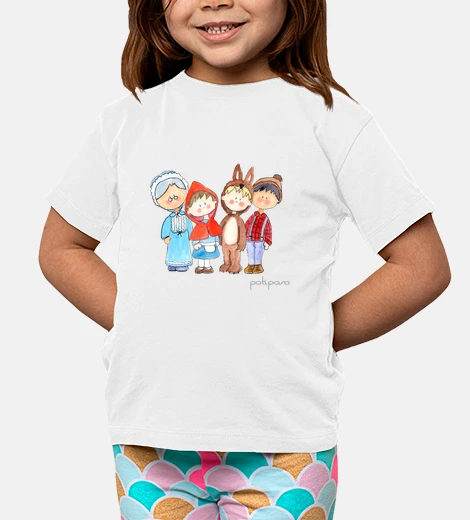 Ropa Caperucita. Camiseta infantil