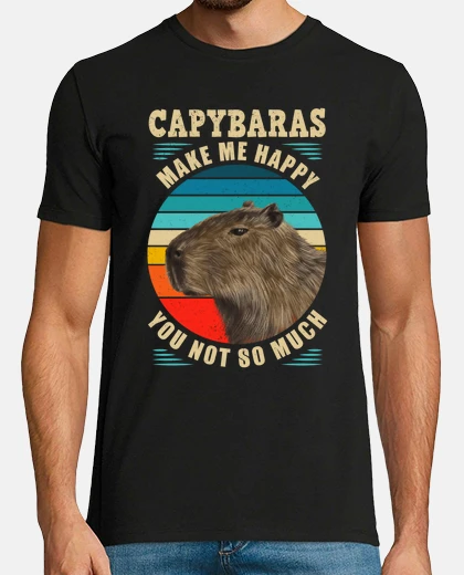 T-shirt capibara allevamento capiy roditore dom