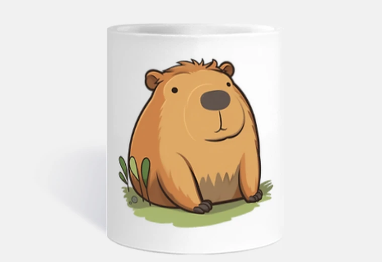 Tazza capibara gonfio