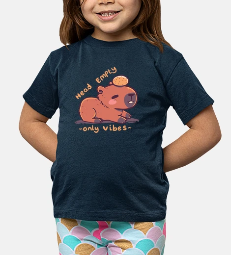 Abbigliamento capibara testa vuota - maglietta per bambini