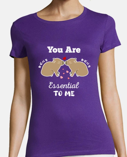 Playera capibaras enamoradas 2