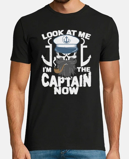 Tee-shirt capitaine amateurs de bateaux pêcheurs voilier