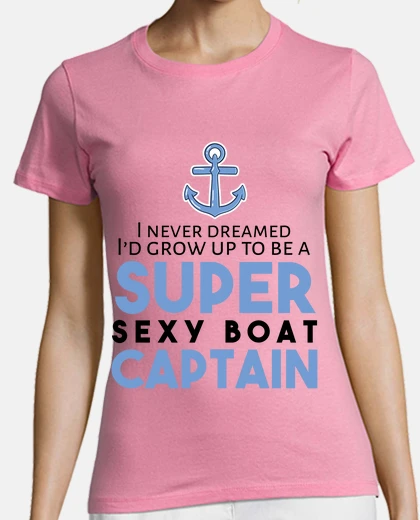Tee-shirt capitaine de bateau croisière skipper