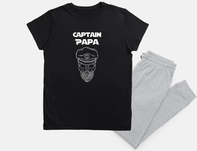 Pigiama capitano papà skull