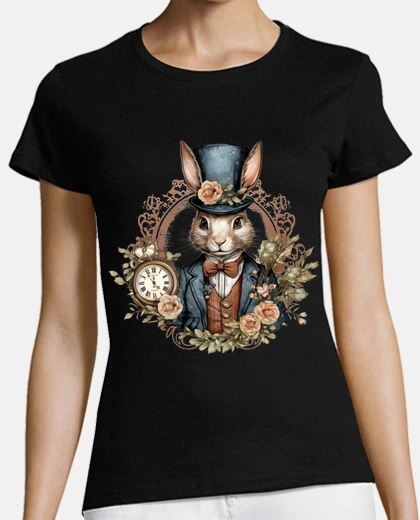 T-shirt cappello di coniglio