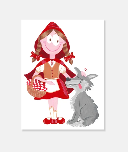 Stampa Cappuccetto Rosso