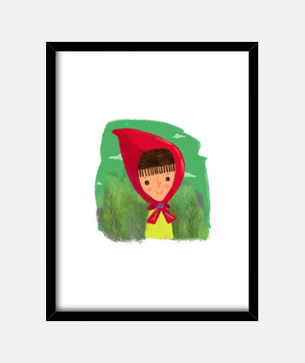 Quadro cappuccetto rosso