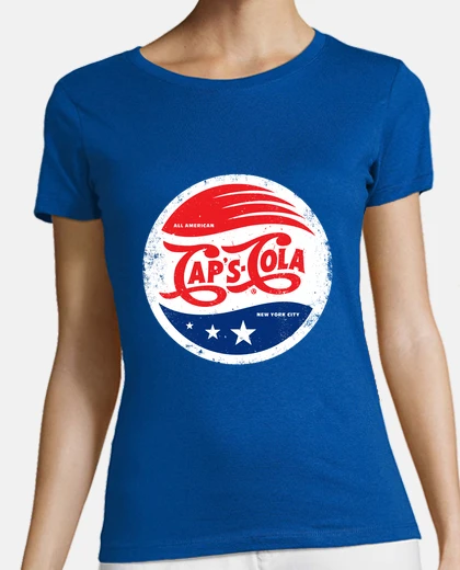 Camiseta caps cola / comics / america / mujeres