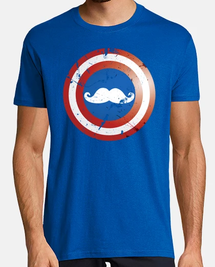 Tee-shirt Captain America Moustache