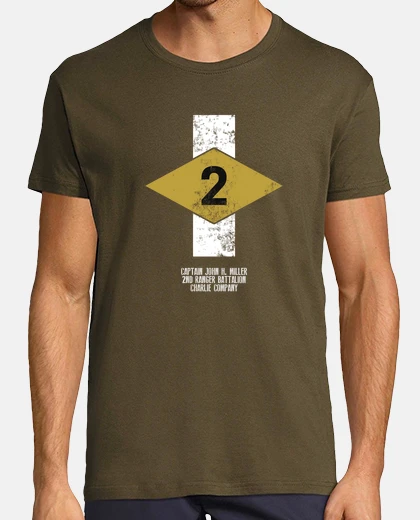 T-shirt captain john h. miller - salvate il soldato ryan