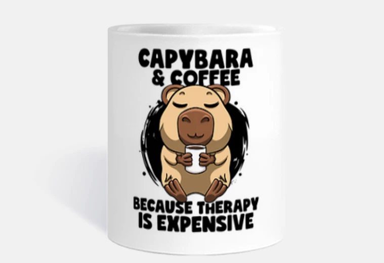 Mug capybara et café capybara mignon zoolog