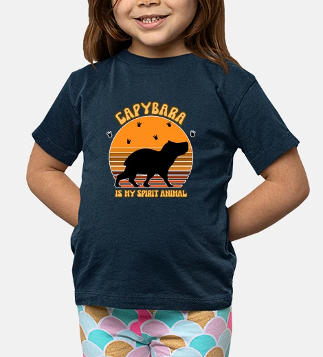 Kids capybara is my spirit animal