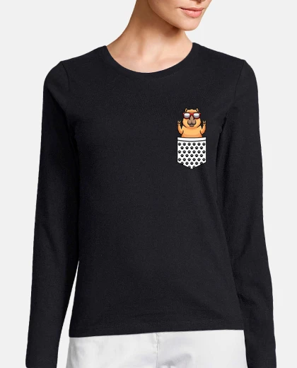 T-shirt capybara pocket greater capybara rodent