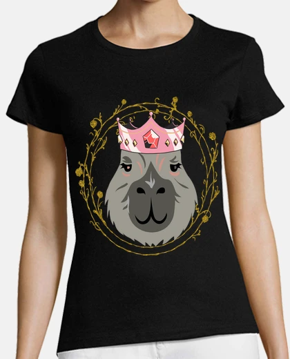 Playera capybara queen