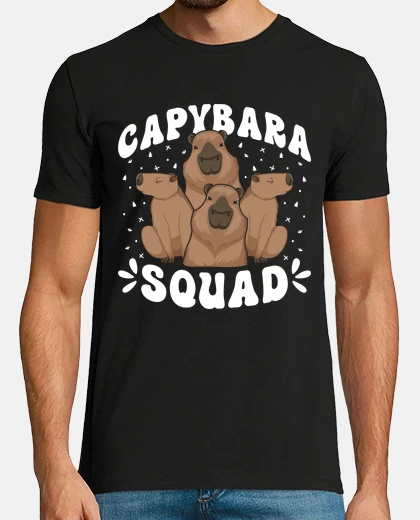 T-shirt Capybara Squad Capybara Themed Party