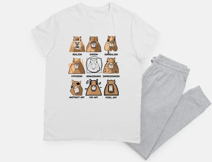 Pyjama capybaras funny capybara face rodent ok