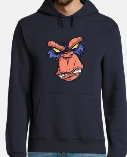 Sudadera Cara Mono Enojado