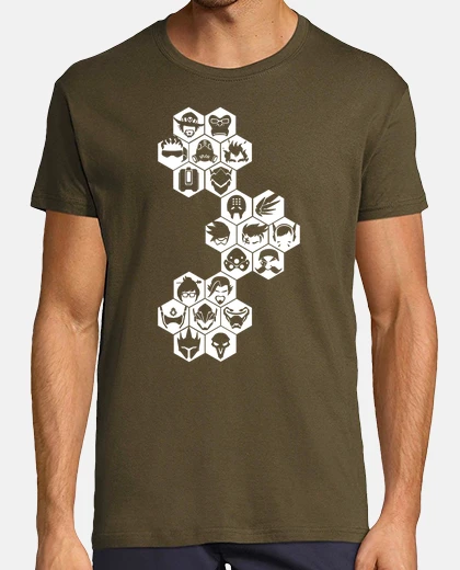 Tee-shirt caractères blancs cartel
