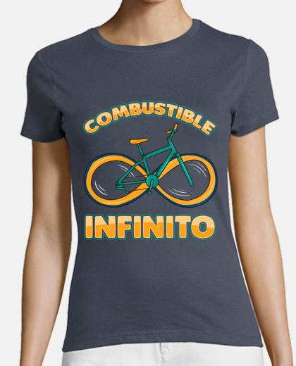 Tee-shirt carburant infini vélo écologie vélo cycliste cyclisme