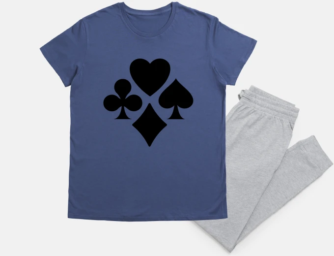 Pyjama card game, unisex pajamas