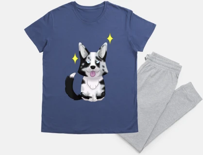 cardigan corgi bleu