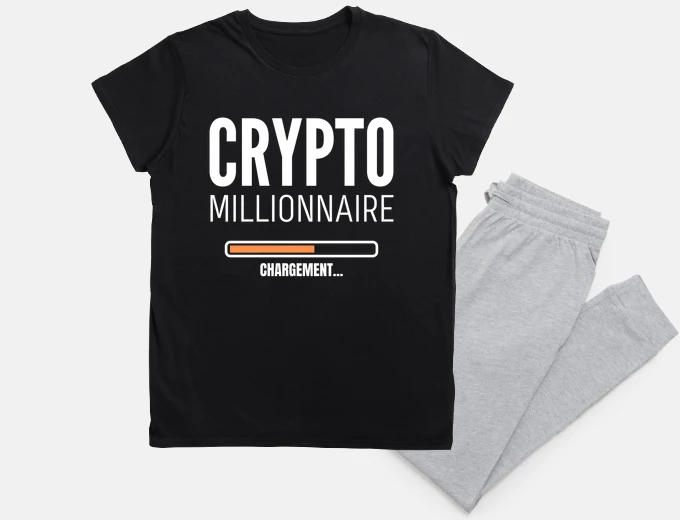 Pigiama caricamento cripto milionario