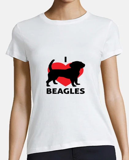 T-shirt caricatura di beagle amante dei beagle
