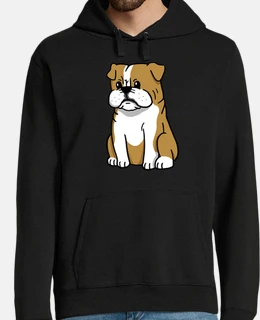 caricatura cane bull inglese