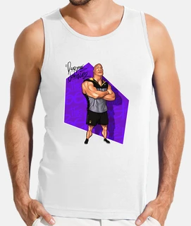 Caricatura Dwayne Johnson Blanca