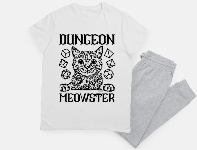Pigiama carino dungeon miaoster - nero