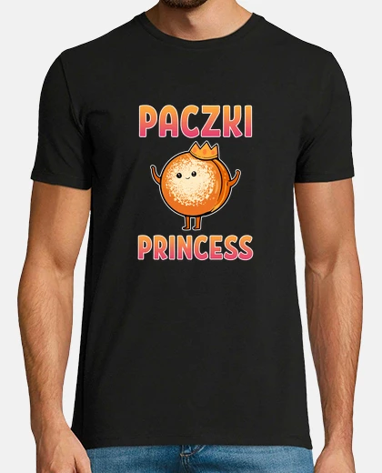 T-shirt carino paczki principessa polacco dessert dyngus day