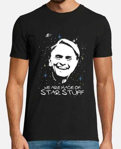Camiseta Carl Sagan - we are made of star stuff polvo de estrellas
